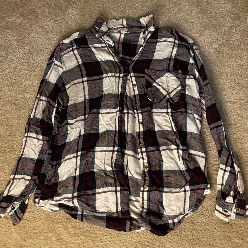 Comfy Flannel Top - Small